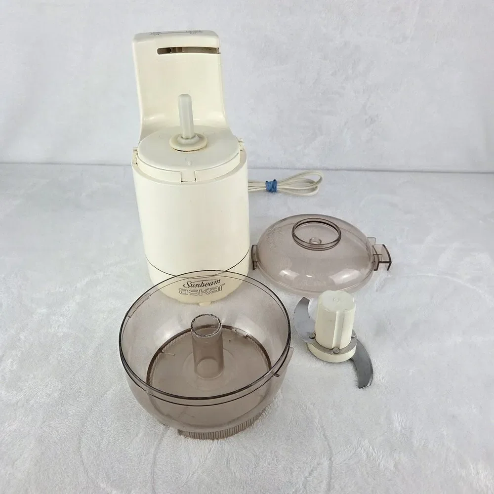 Vintage Sunbeam Oskar 14081 Food Processor Chopper Made in France Tested Works